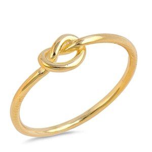 Infinity Heart Knot Ring